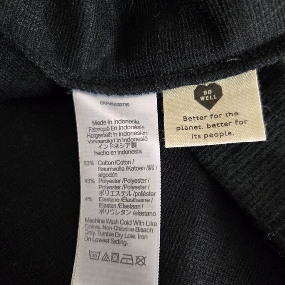 Madewell Black Faux Wrap Mini Dress M Medium NWOT - Picture 8 of 8